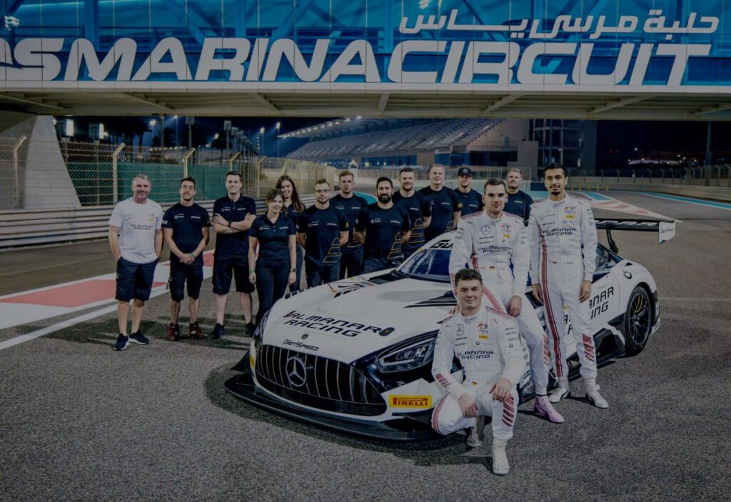 AlManar Team Members In Yas Marina Circuit
